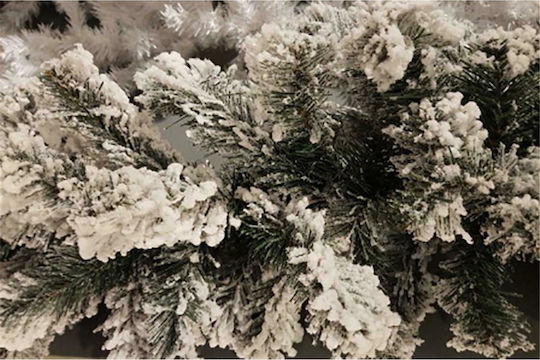 Atmosphera Flocked Christmas Garland White 270cm 1pc