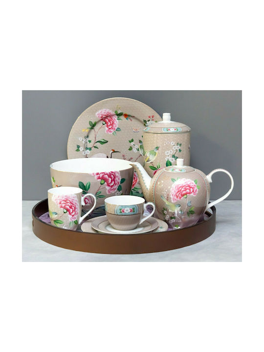 PiP Studio Blushing Birds Mug Ceramic Khaki 350ml