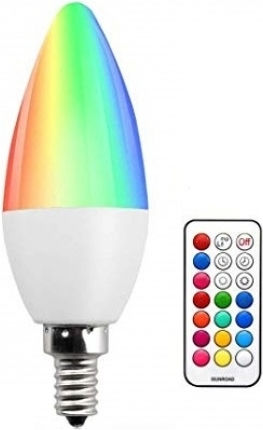 V-TAC Smart Bulb VT-2214 LED 3.5W for Socket E14 and Shape C35 RGBW 320lm Dimmable