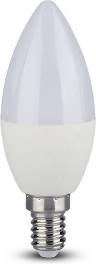 V-TAC Smart Bulb VT-2214 LED 3.5W for Socket E14 and Shape C35 RGBW 320lm Dimmable