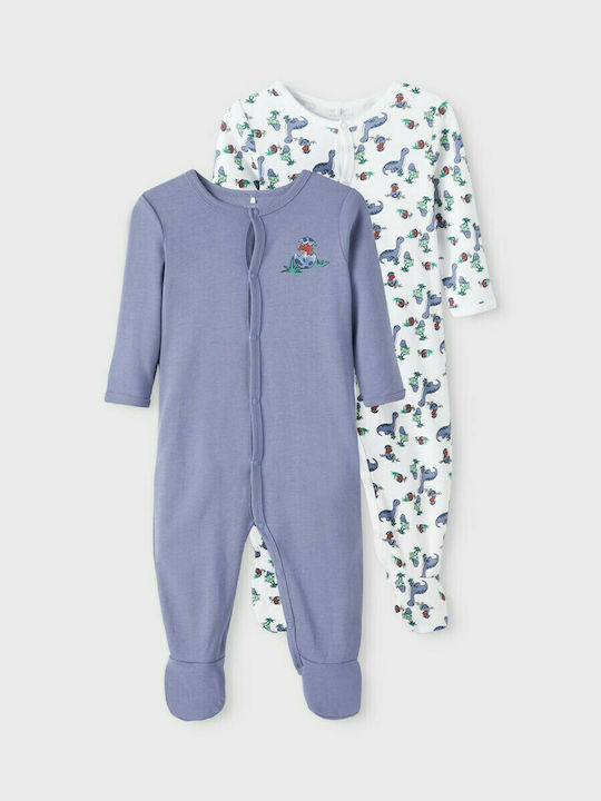 Name It Baby Bodysuit Set Long-Sleeved with Pants Multicolour