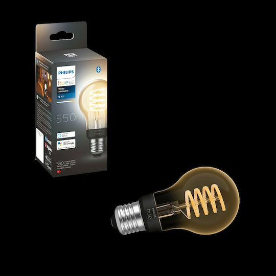 Philips Smart Bulb LED 7W for Socket E27 and Shape A60 Adjustable White 550lm