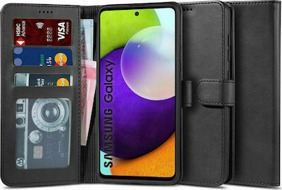 Tech-Protect Wallet Synthetic Leather Black (Galaxy A72)