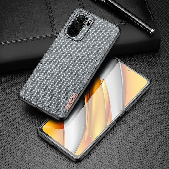 Dux Ducis Fino Coperta din spate Silicon / Sintetic Albastru (Poco F3 / Mi 11i)