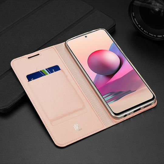 Dux Ducis Skin Pro Book Synthetic Leather Pink (Redmi Note 10 / 10s / Poco M5s)