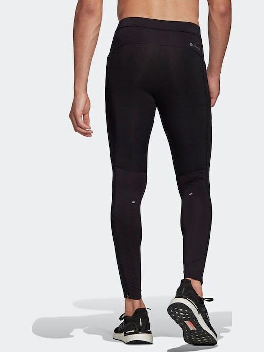 adidas Own The Run TGT Ανδρικό Αθλητικό Κολάν Μακρύ Μαύρο