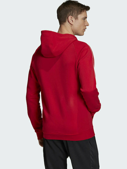 adidas Core 18 Red with Hood