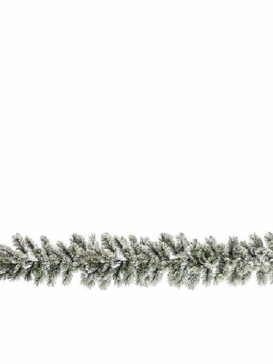 JK Home Decoration 270cm Christmas Garland White 270x27cm 1pc