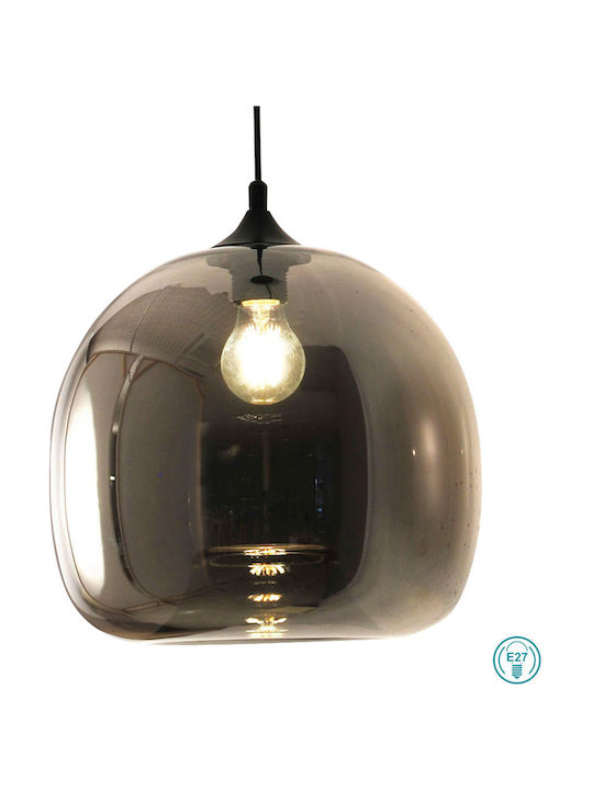 Fabas Luce Maia Pendant Light Single-Light for Socket E27 Black