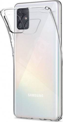 Hurtel Back Cover Silicon 0.5mm Transparent (Galaxy A51)