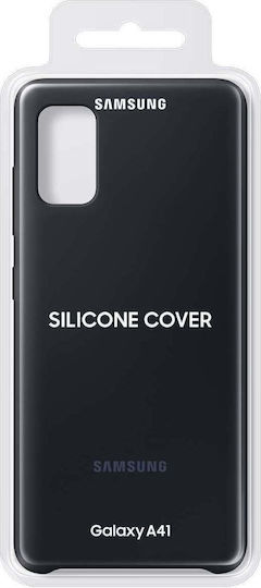 Samsung Back Cover Silicone Black (Galaxy A41)