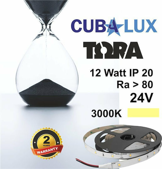 Cubalux Ταινία LED 24V Φυσικό Λευκό Φως 5m Τύπου SMD2835
