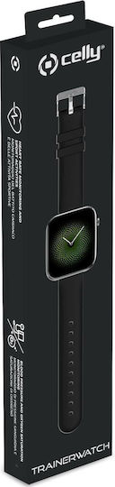 Celly Trainer Square Smartwatch (Μαύρο)