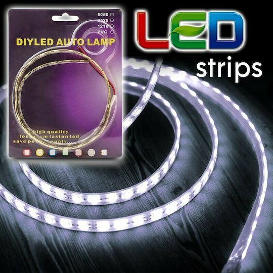 V-TAC Bandă LED 12V Roșu Lumină 5m Tip SMD3528