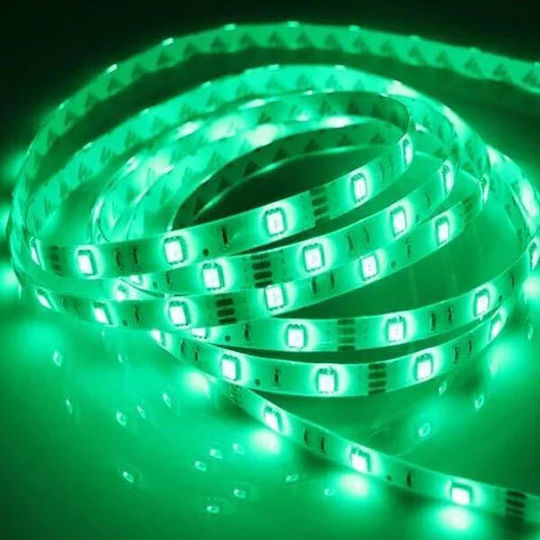 Adeleq Bandă LED 12V Verde Lumină 5m Tip SMD5050