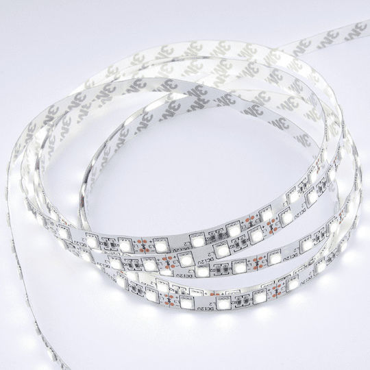 Atman LED-Streifen 12V Warmes Weiß Licht 5m Typ SMD3528 mit Netzteil