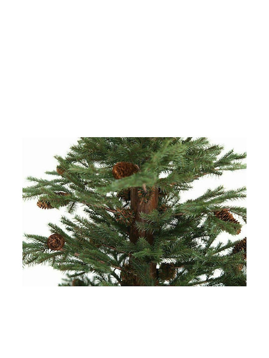 Christmas Tree Mountain Allpe Slim with Pinecones 200cm