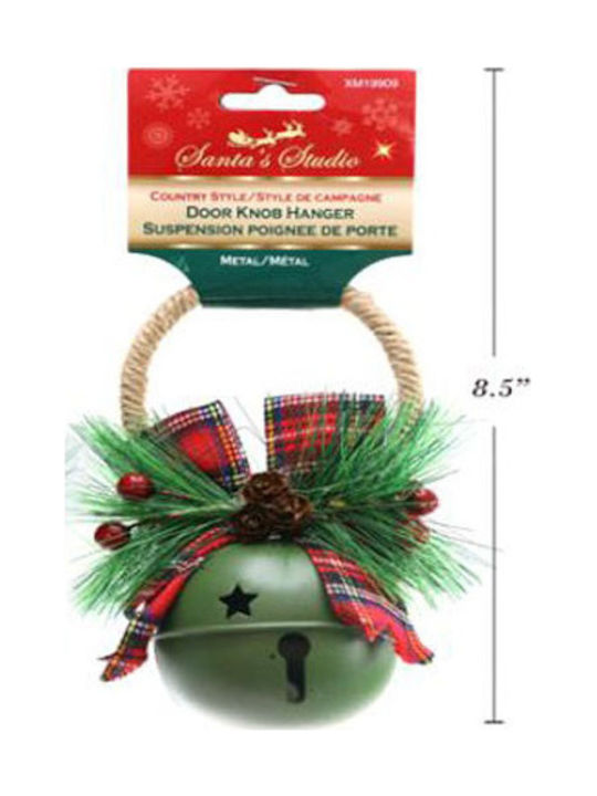 Hanging Bell Ornament Metal 16x16cm Various Colors Various Colors