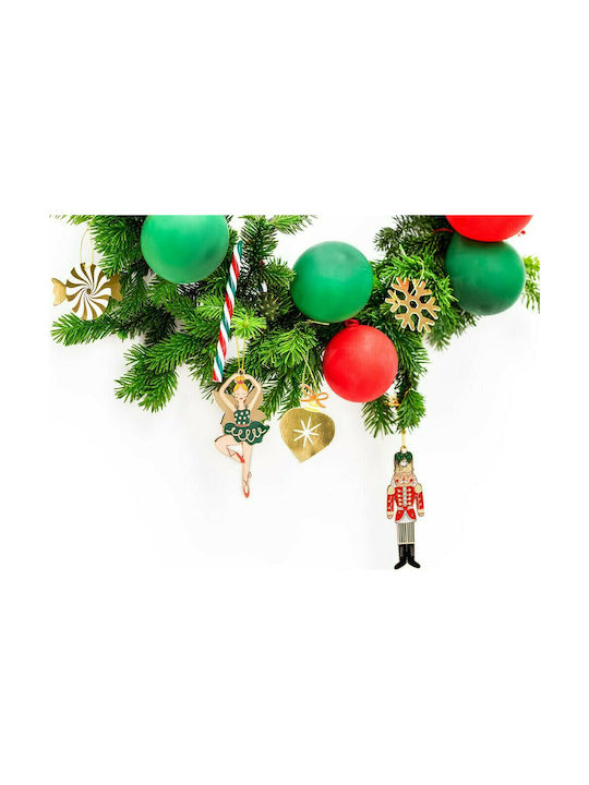 Ornament suspendat Balerina Metalic Multicolor 5x10buc