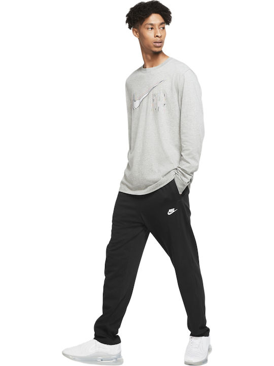 Sportswear Παντελόνι Φόρμας με Λάστιχο Μαύρο