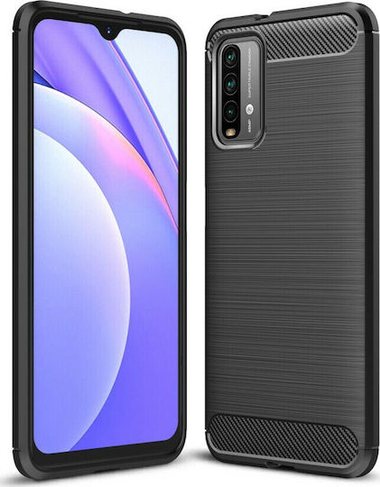 Tech-Protect Back Cover Σιλικόνης Μαύρο (Poco M3 / Redmi 9T)