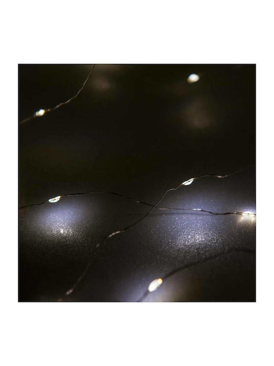 200 Lights LED 20m. Cold White in String 1pcs