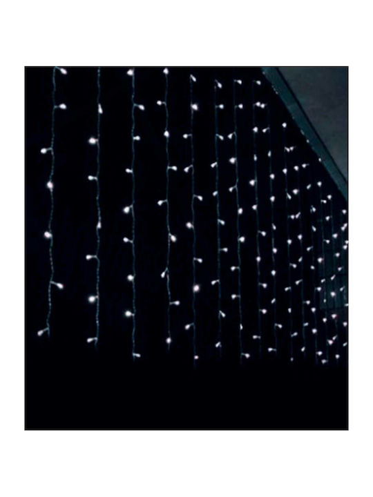240 Λαμπάκια LED 2μ. x 100εκ. Ψυχρό Λευκό τύπου Κουρτίνα