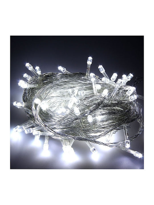 Programmable Christmas LED Light Cold White 12m TnS