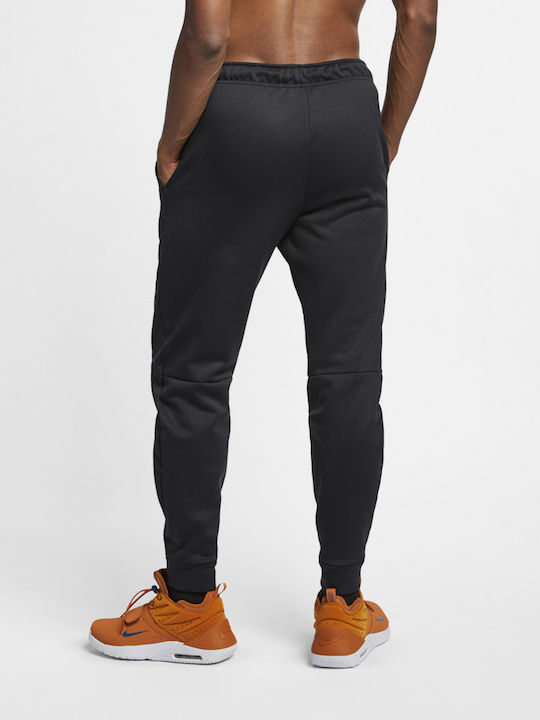 Nike Pant Cuff Therma Nk Taper Παντελόνι Φόρμας Dri-Fit με Λάστιχο Μαύρο