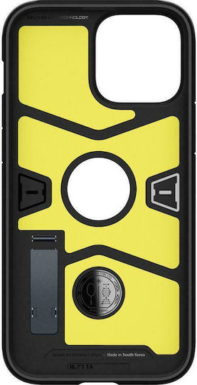 Spigen Tough Armor Plastic / Silicone Back Cover Durable Metal Slate (iPhone 13 Pro Max)
