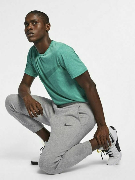 Sweatpants Dri-Fit Glossy with Elastic Gray