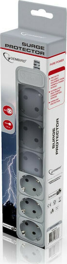 Gembird Power Strip with Surge Protection 6 Positions with Switch and Cable 1.8m