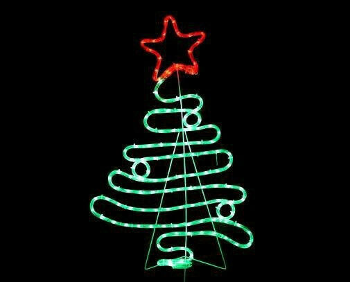 Christmas Decorative Illuminated Plastic Tree Light Tube 90cm IP44 Electric