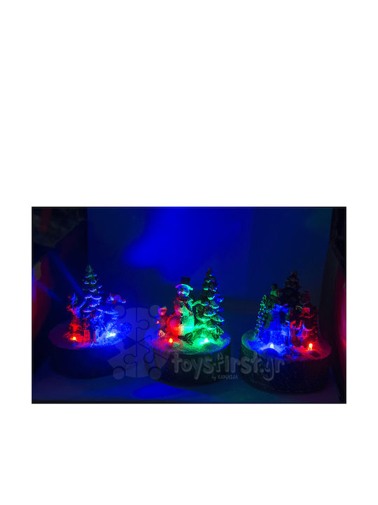 Diakakis Christmas Illuminated Decorative with Battery 10x9x9cm.