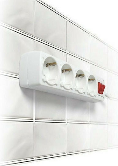 SAS Power Strip 5 Positions with Switch and Cable 1.5m