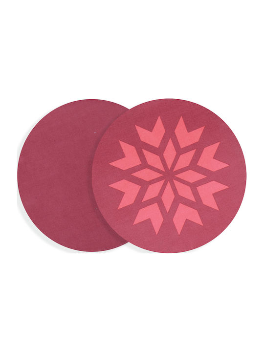 Nef-Nef Homeware Christmas Spirit Christmas Placemats Fabric Red D35cm.