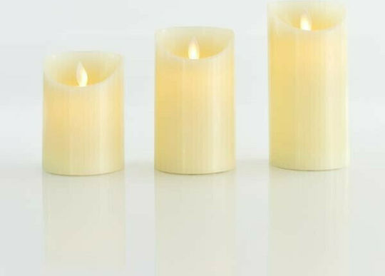 Eurolamp Χριστоулгенски свещи и свещници Свещ Бял На батерия 15x7.5см.