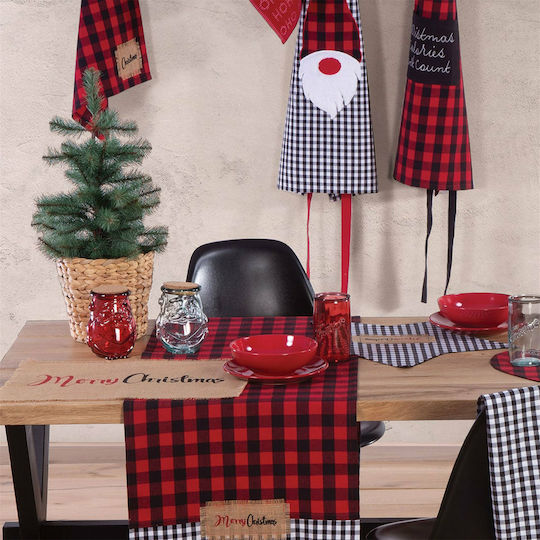 Nef-Nef Homeware Χριστουγεννιάτικο Σουπλά Άγιοι Βασίληδες 48x33εκ.