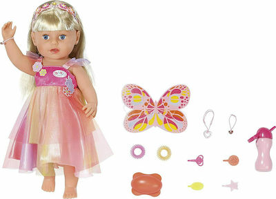 ZAPF Creation Baby Doll Set Copilul născut Soft Touch Sister Μονόκερος pentru 3+ Ani 43 cm.