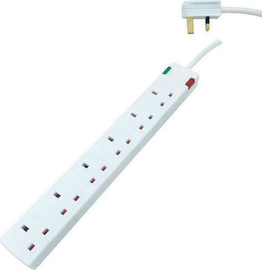 Eurolamp Power Strip 4 Positions with Cable 3m