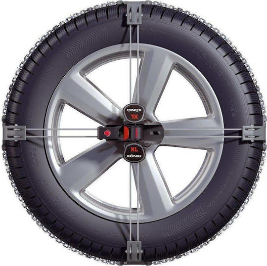 Konig K-Summit XL K56 Spider Type Snow Chains XL Thickness 9mm 4x4 Car 2pcs