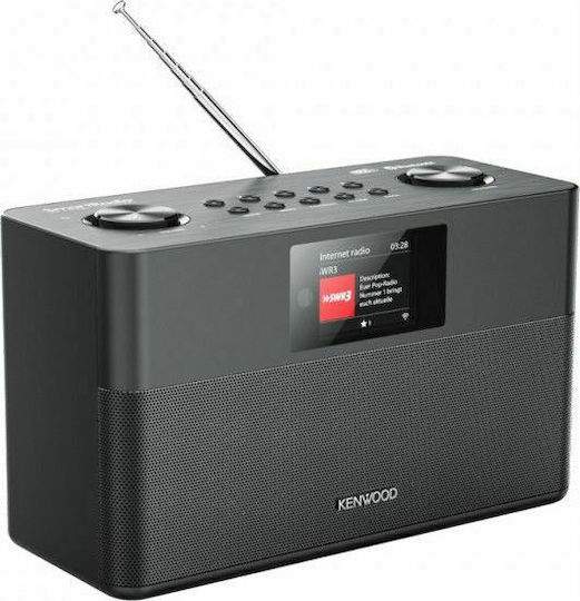 Kenwood CR-ST100S Επιτραπέζιο Ραδιόφωνο Ρεύματος DAB+ με Bluetooth και USB Μαύρο