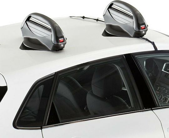 Menabo Aconcagua Magnetic Car Ski Mounts Suitable for 3 Ski Pairs or 2 Snowboards