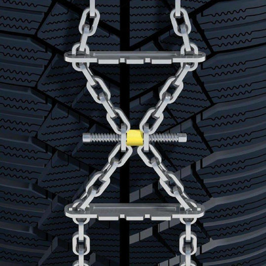 Konig K-Summit K33 Spider Type Snow Chains Thickness 9mm Passenger Car 2pcs