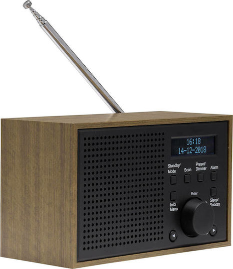 Denver DAB-46 Cu alimentare la rețea / baterie DAB+ Negru