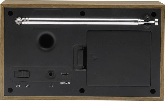 Denver DAB-46 Cu alimentare la rețea / baterie DAB+ Negru
