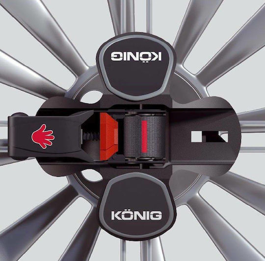 Konig K-Summit K44 Spider Type Snow Chains Thickness 9mm Passenger Car 2pcs