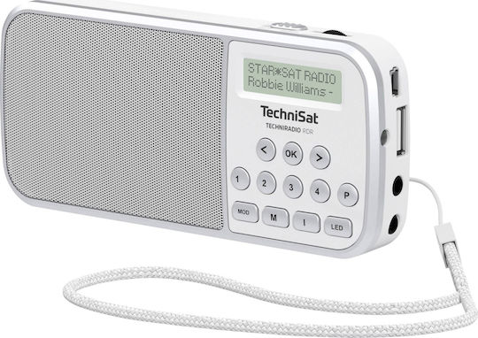 Technisat TechniRadio Mini Radio Rechargeable DAB+ with USB White