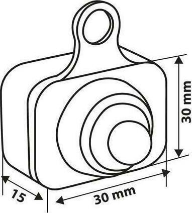 Lampa Motorcycle Switch Motorcycle Handlebar Switch 12V 6A Waterproof 6mm