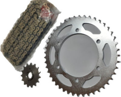 RK Chain & Sprocket Kit (15-43-525KRO) for Suzuki XF650 Freewind 2004-2007